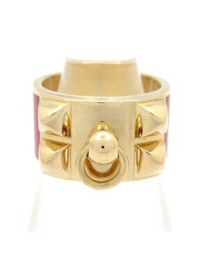Hermes Ring Collier de Chien 18k Yellow Gold
